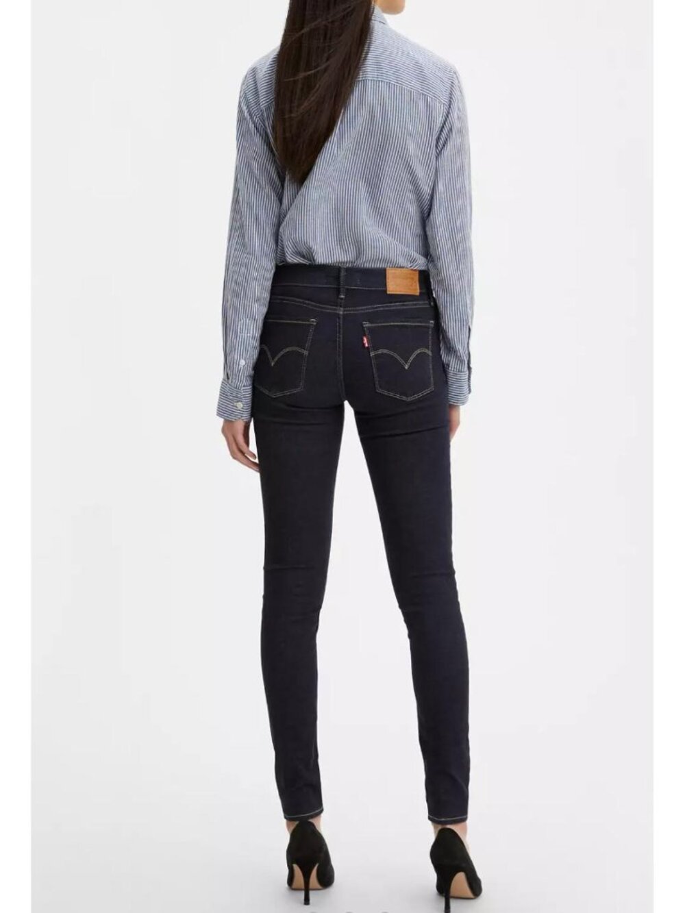 Levi's 710 Super Skinny "Celestial Rinse" Dark Wash Jeans